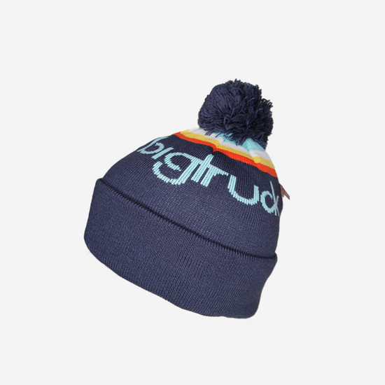 Pom Beanie Retro Stripes